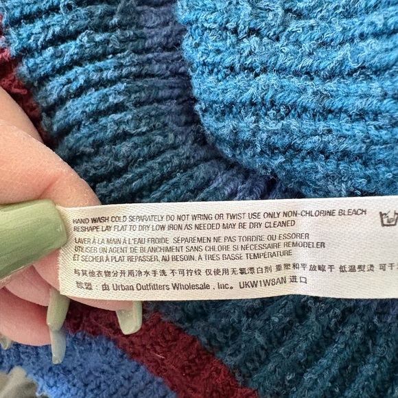 Striped Knit Sweater Dress - Picture 6 of 7